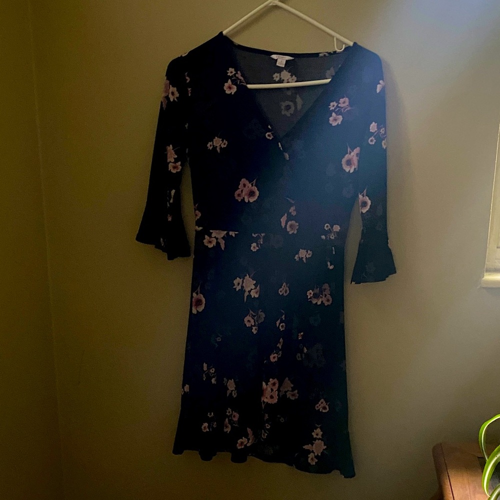 Floral Navy Dress